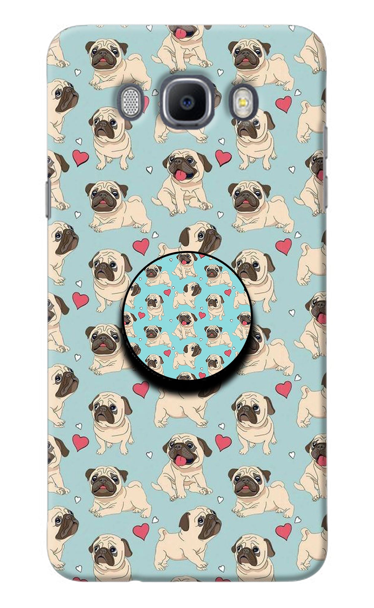 Pug Dog Samsung J7 2016 Pop Case