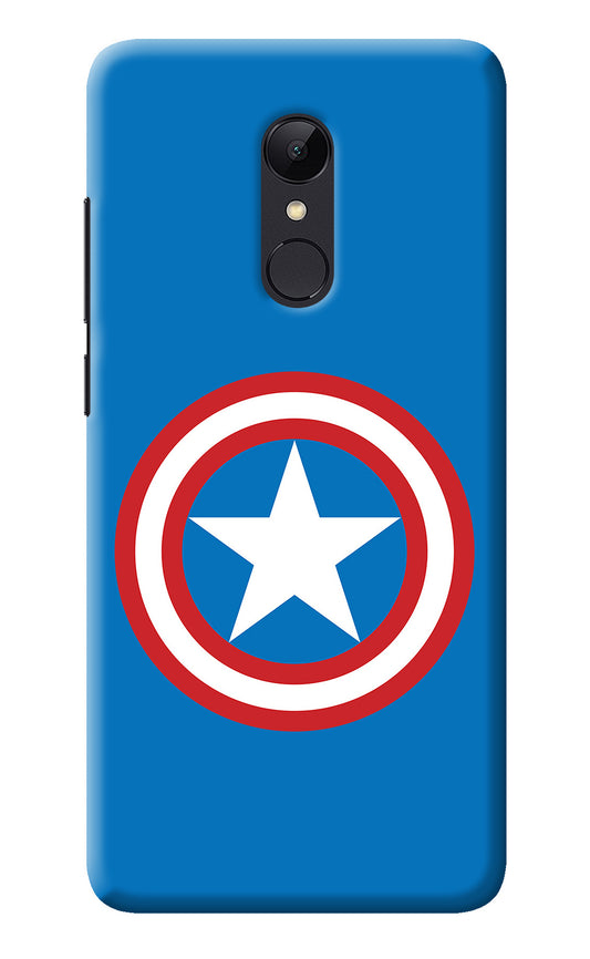 Captain America Logo Redmi Note 4 Back Cover