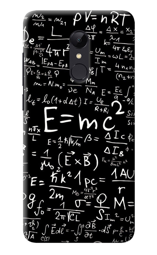 Physics Albert Einstein Formula Redmi Note 4 Back Cover