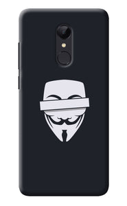 Anonymous Face Redmi Note 4 Back Cover