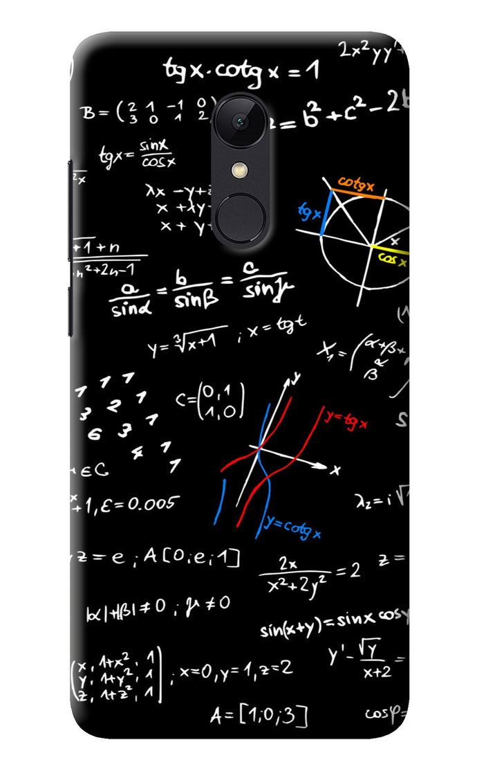 Mathematics Formula Redmi Note 4 Back Cover