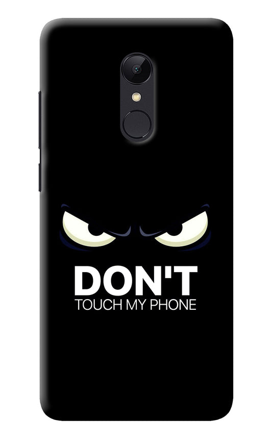 Don'T Touch My Phone Redmi Note 4 Back Cover