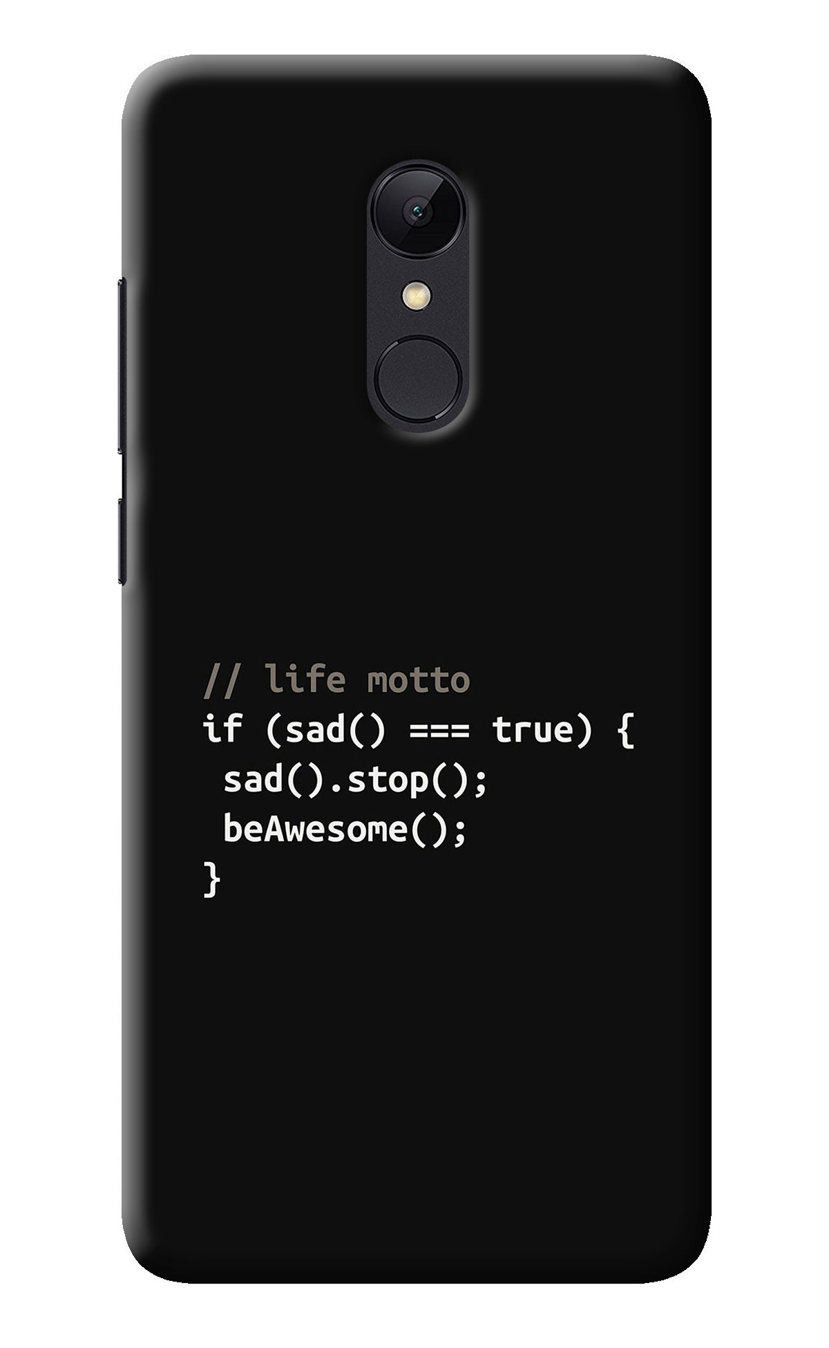 Life Motto Code Redmi Note 4 Back Cover