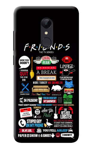 FRIENDS Redmi Note 4 Back Cover