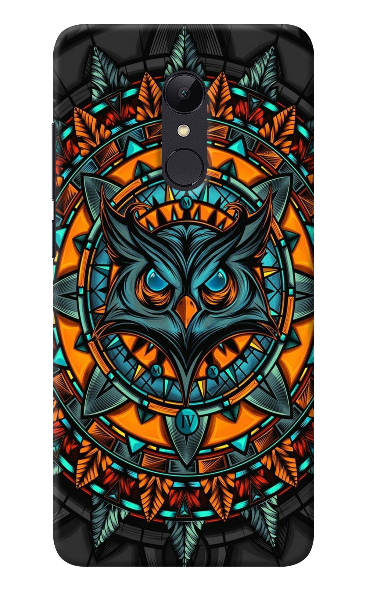 Angry Owl Art Redmi Note 4 Back Cover