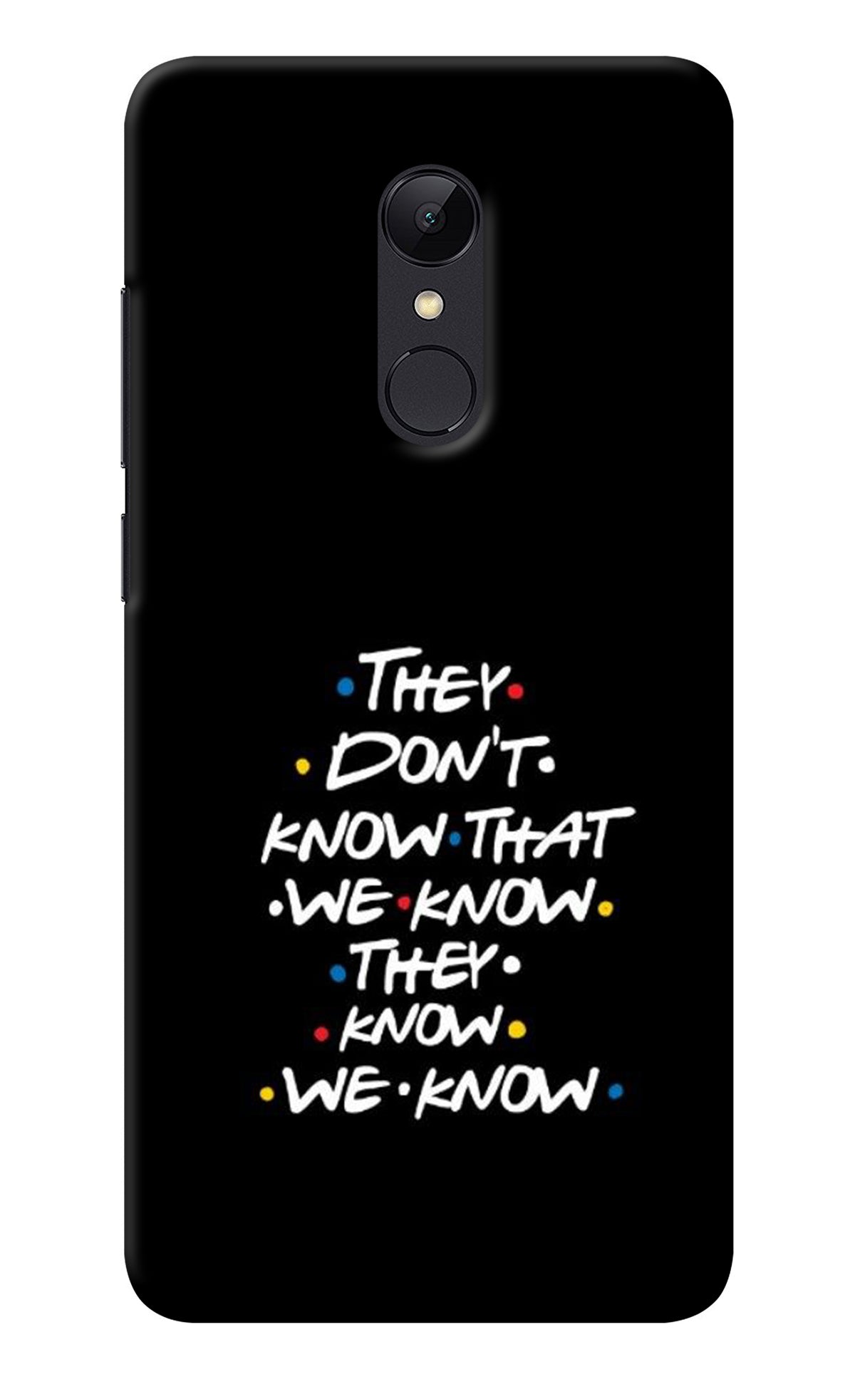 FRIENDS Dialogue Redmi Note 4 Back Cover