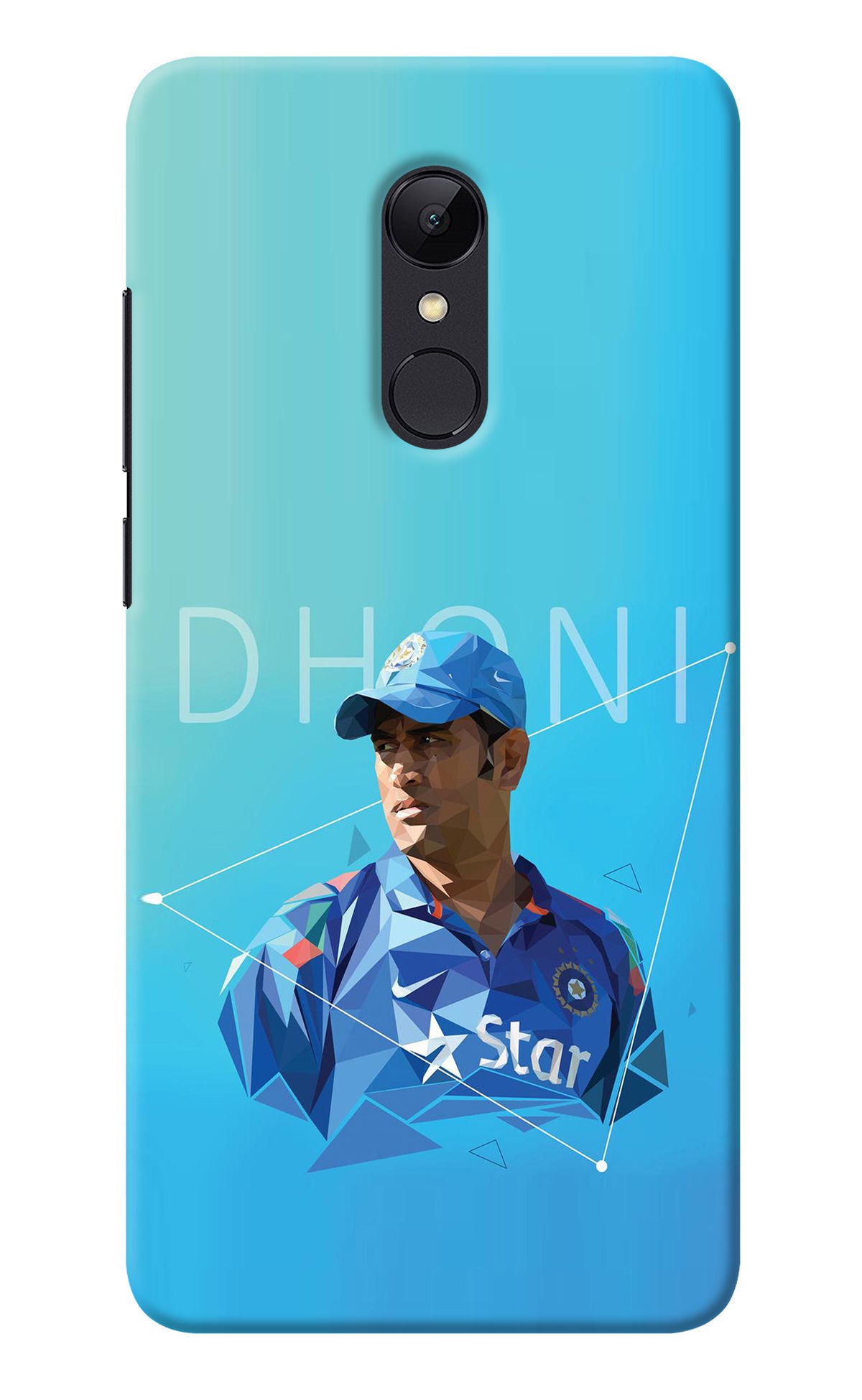 Dhoni Artwork Redmi Note 4 Back Cover