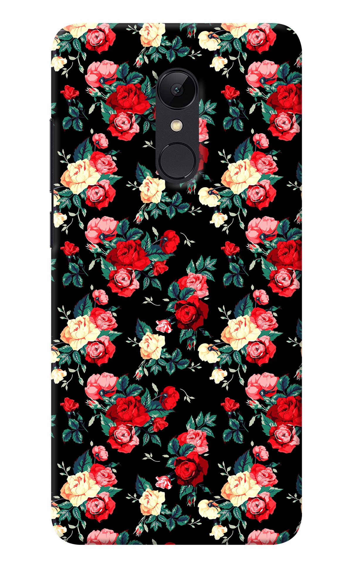 Rose Pattern Redmi Note 4 Back Cover