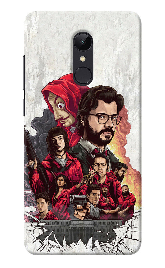 Money Heist Artwork Redmi Note 4 Back Cover