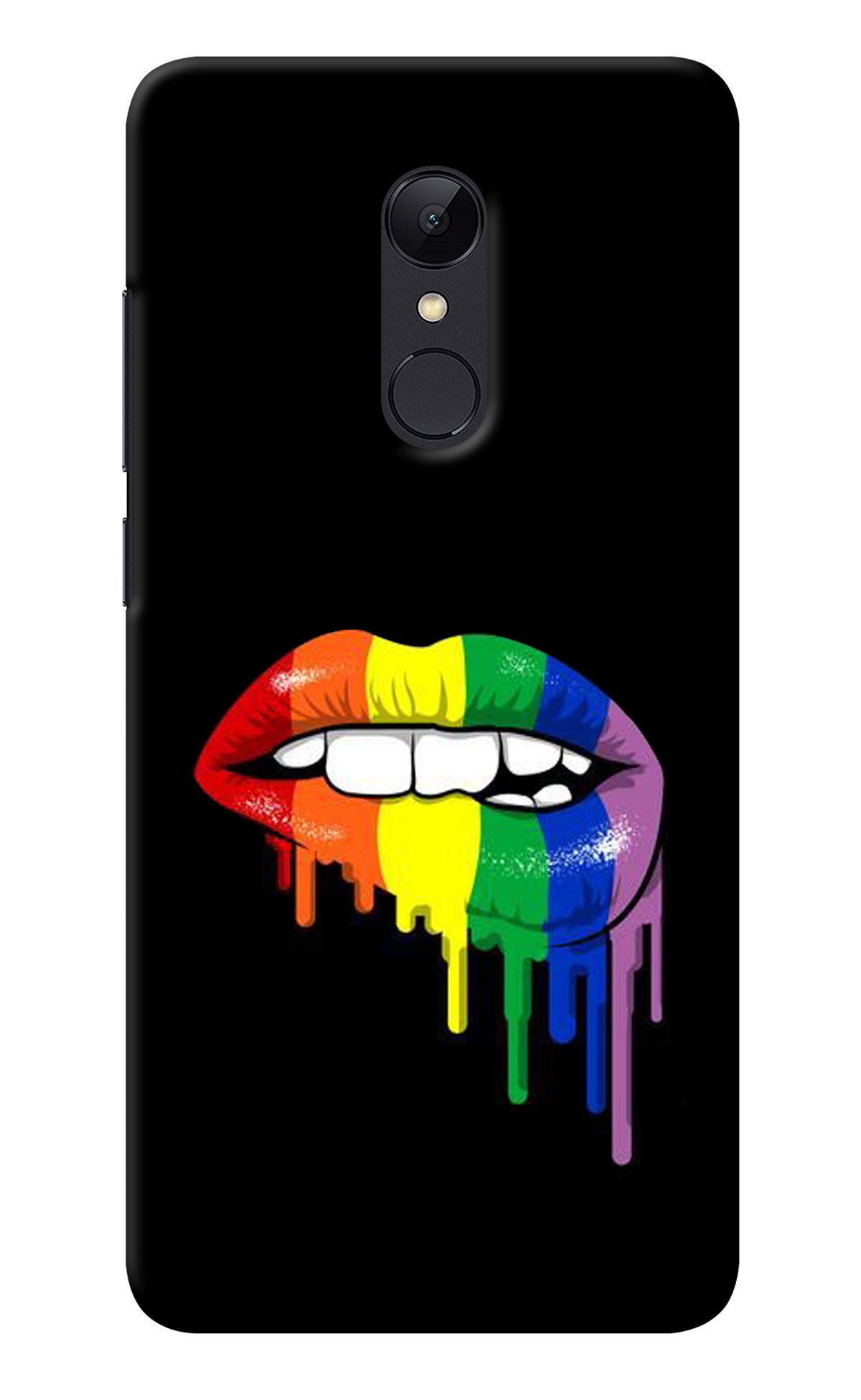 Lips Biting Redmi Note 4 Back Cover