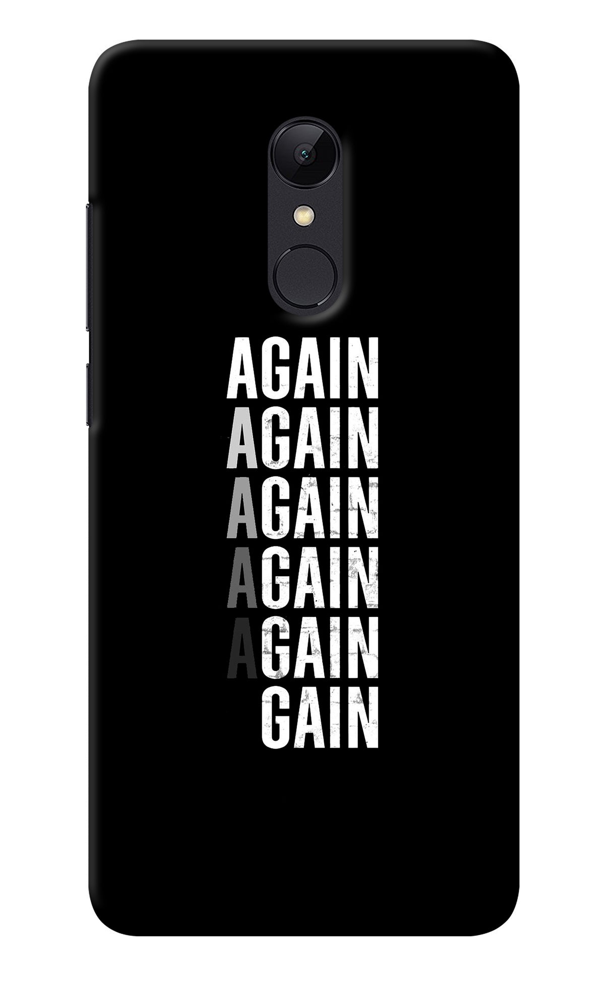 Again Again Gain Redmi Note 4 Back Cover