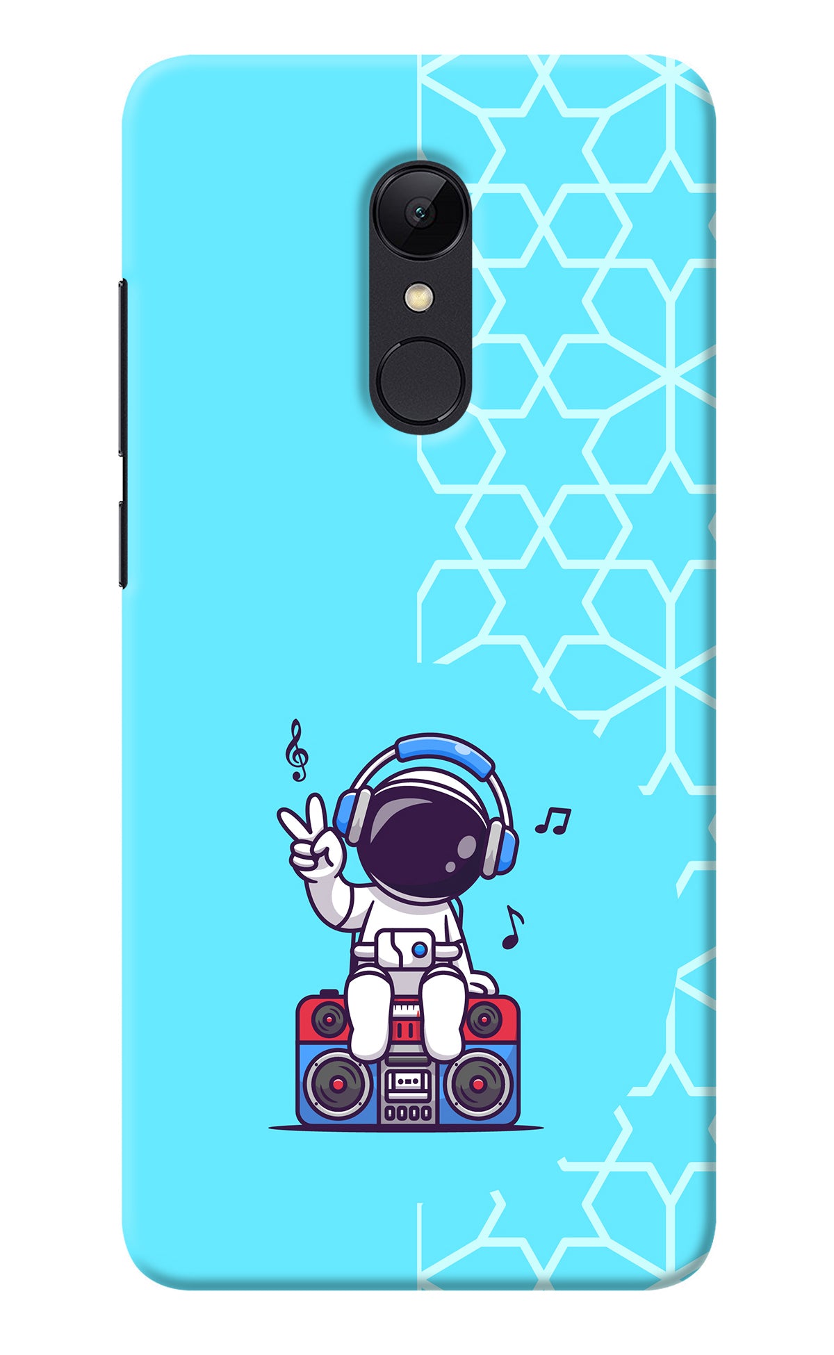 Cute Astronaut Chilling Redmi Note 4 Back Cover