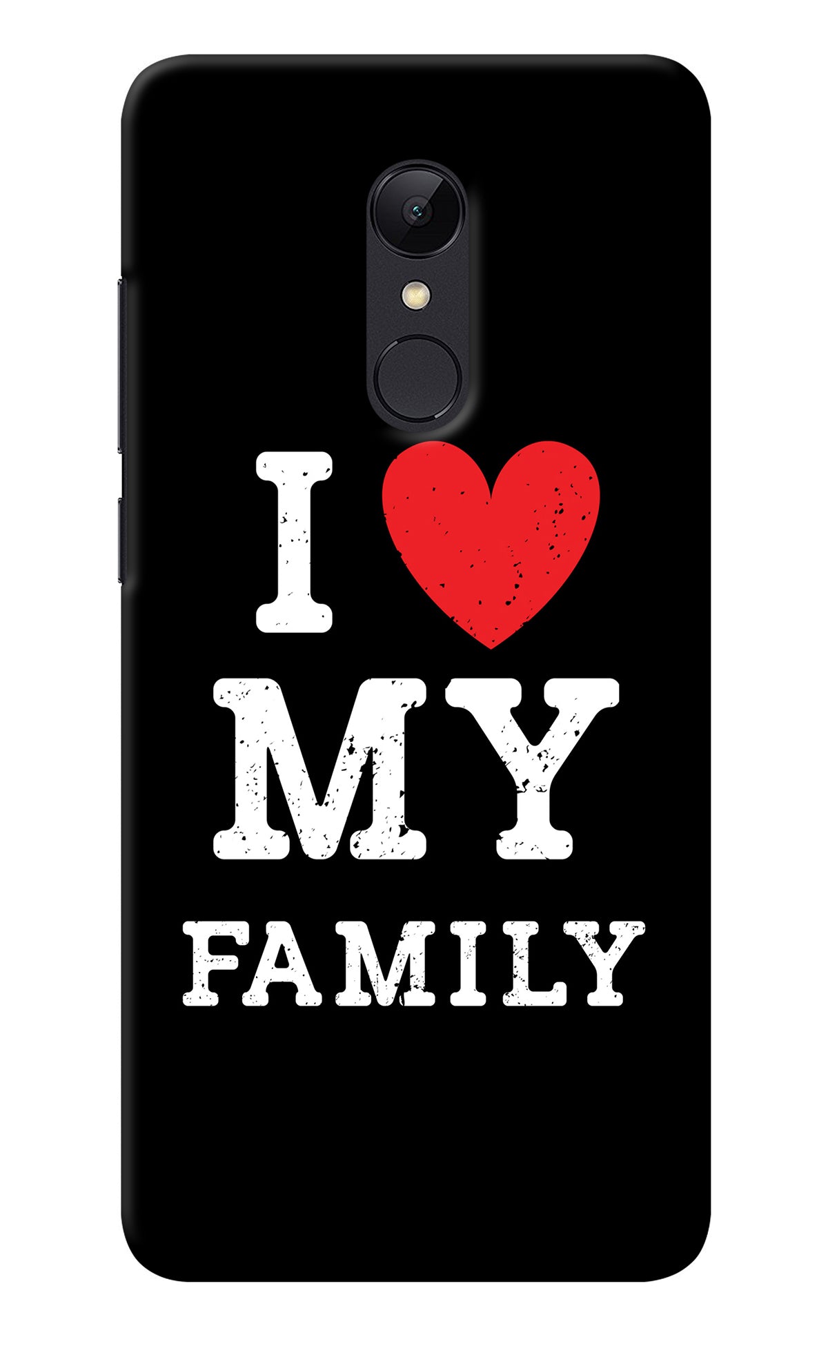 I Love My Family Redmi Note 4 Back Cover