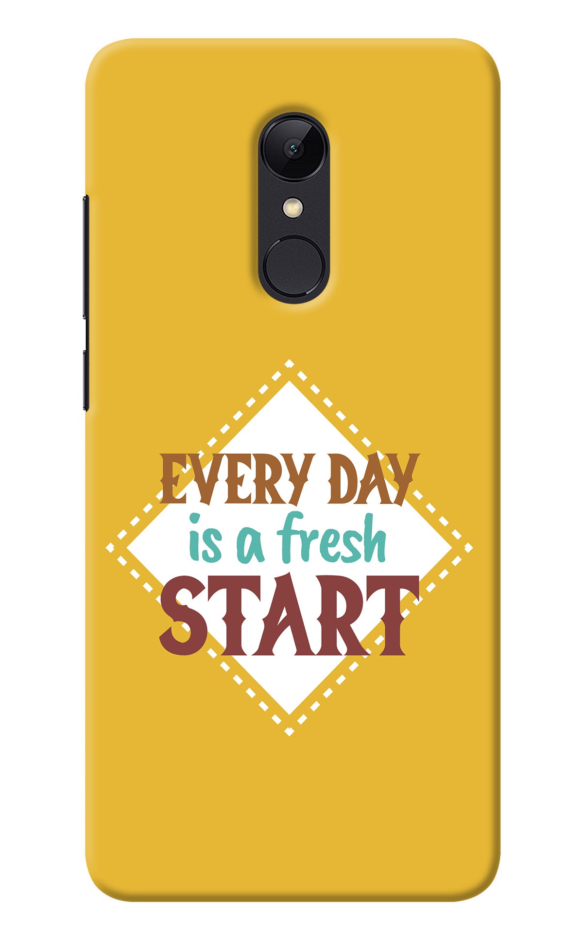 Every day is a Fresh Start Redmi Note 4 Back Cover