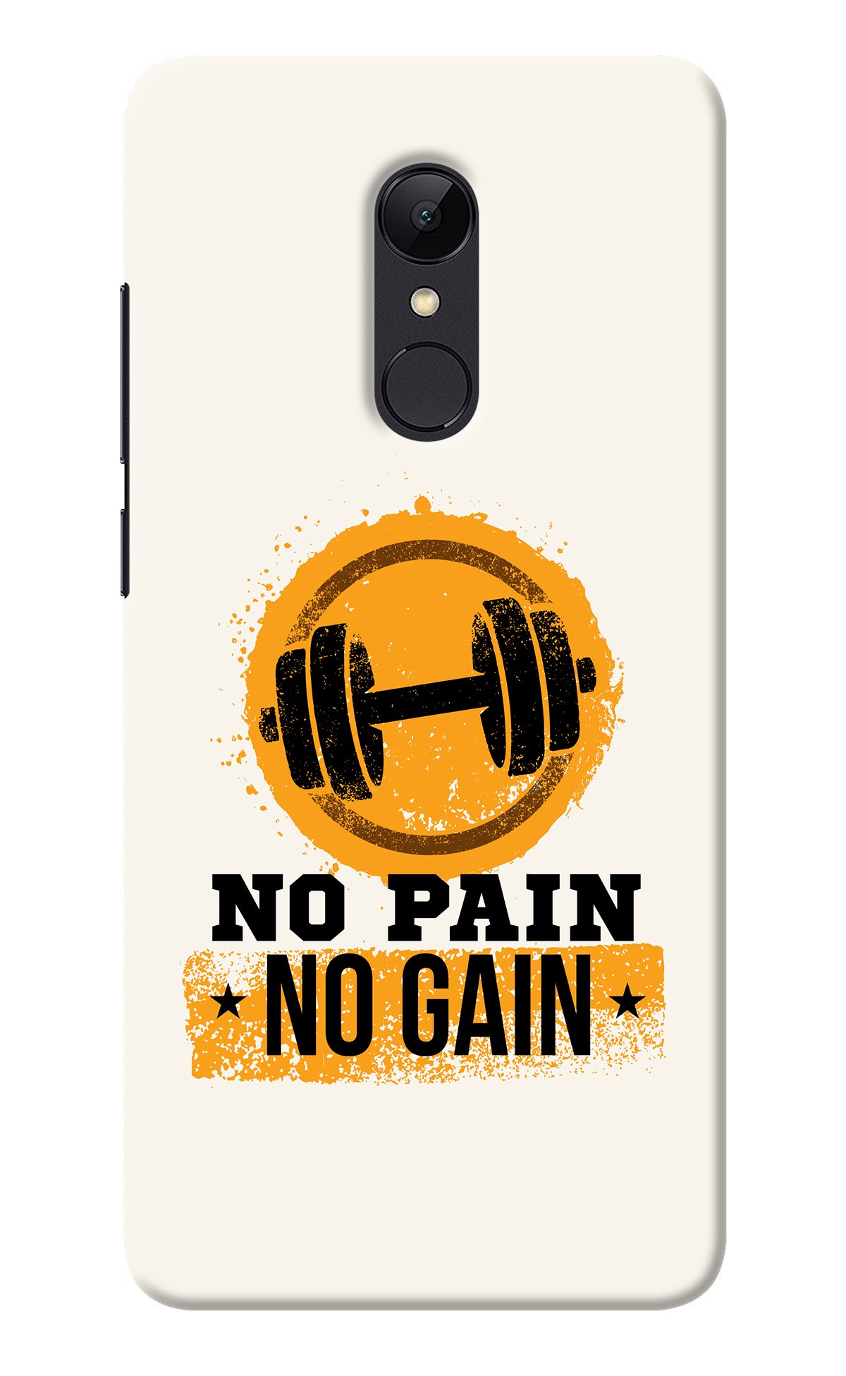No Pain No Gain Redmi Note 4 Back Cover