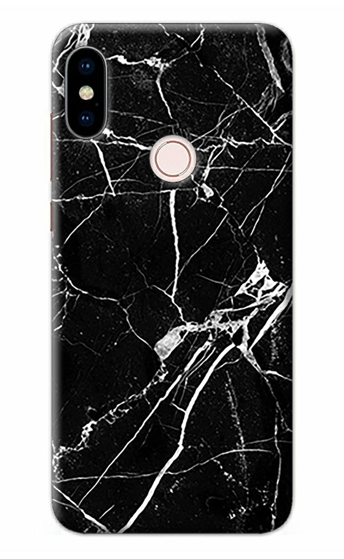 Black Marble Pattern Redmi Note 5 Pro Back Cover