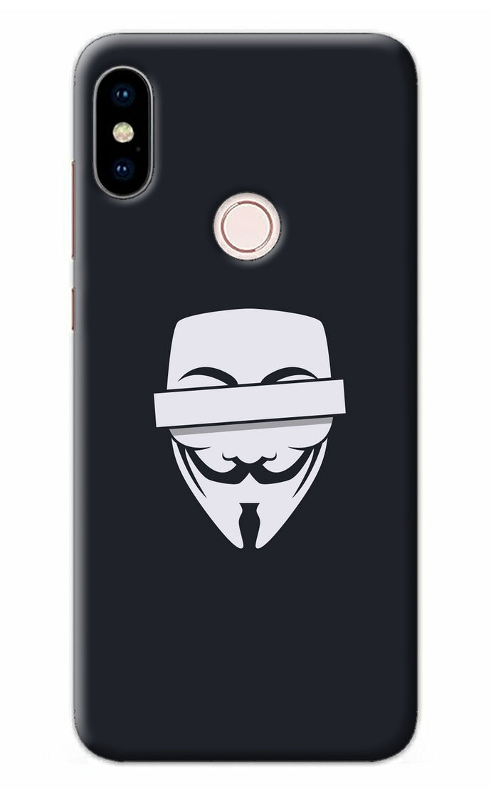 Anonymous Face Redmi Note 5 Pro Back Cover