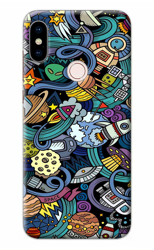 Space Abstract Redmi Note 5 Pro Back Cover