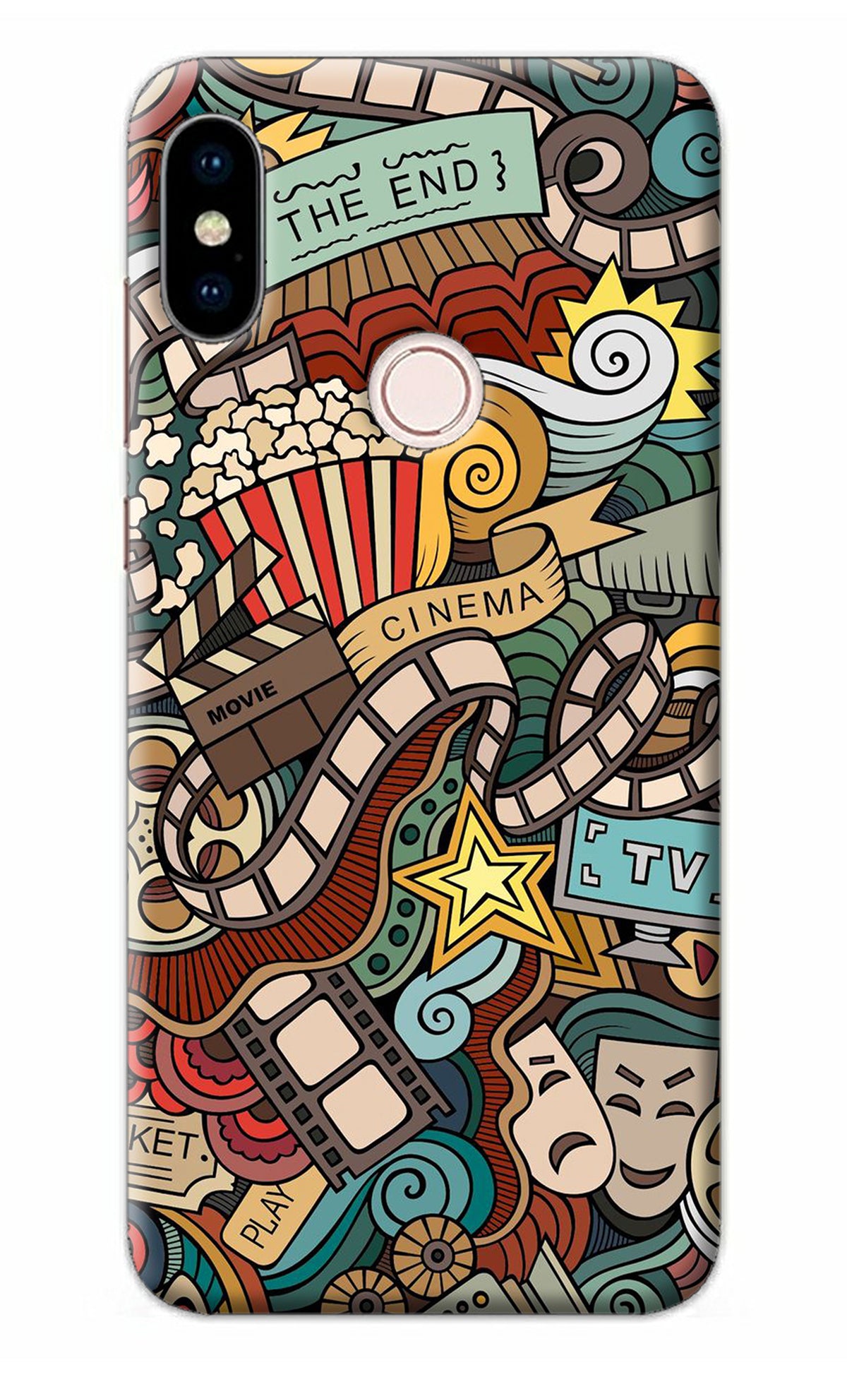 Cinema Abstract Redmi Note 5 Pro Back Cover