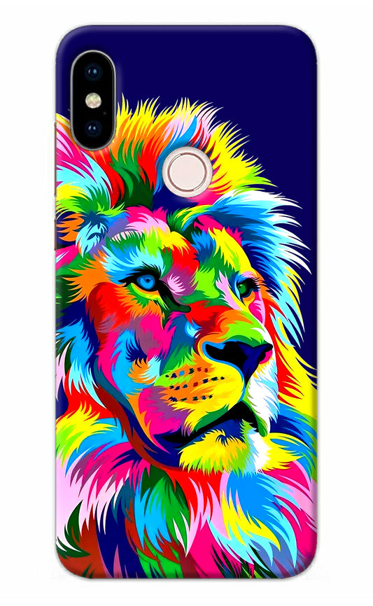 Vector Art Lion Redmi Note 5 Pro Back Cover