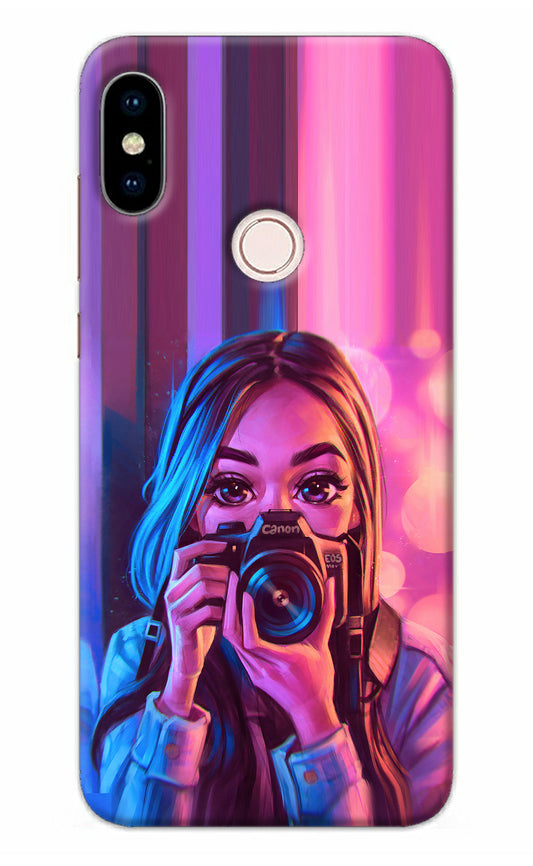 Girl Photographer Redmi Note 5 Pro Back Cover