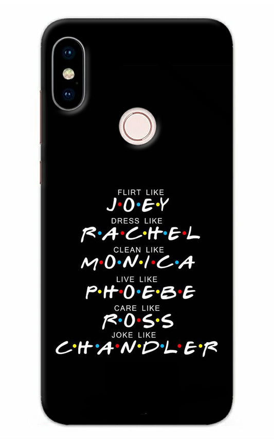 FRIENDS Character Redmi Note 5 Pro Back Cover