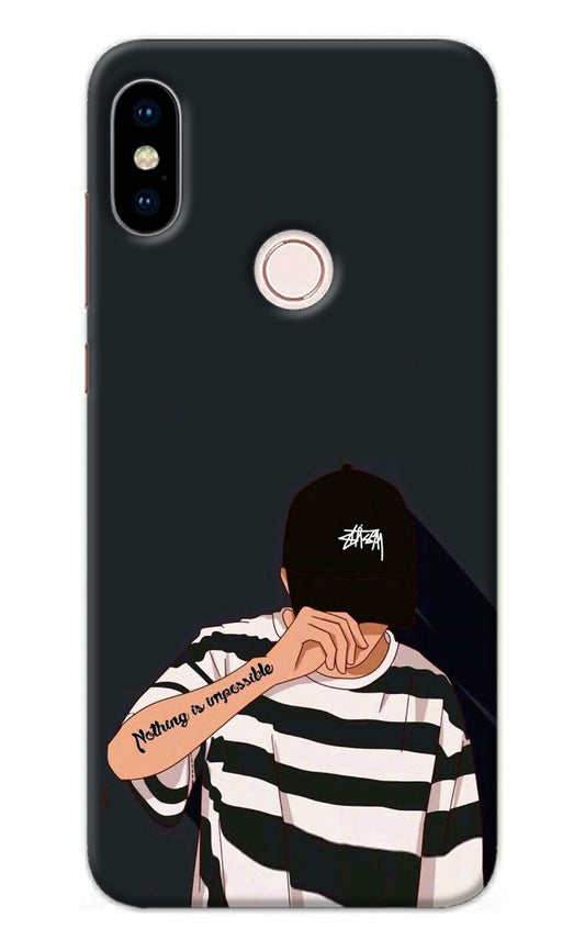 Aesthetic Boy Redmi Note 5 Pro Back Cover