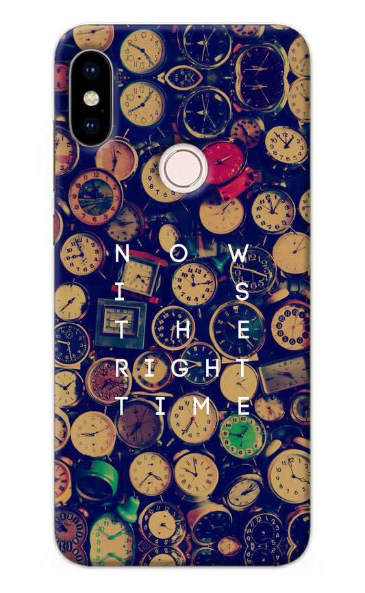 Now is the Right Time Quote Redmi Note 5 Pro Back Cover