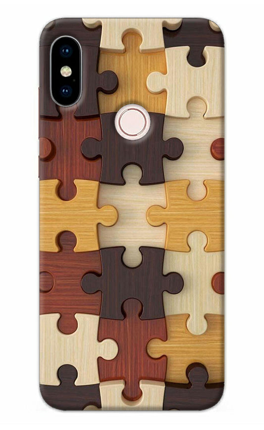 Wooden Puzzle Redmi Note 5 Pro Back Cover