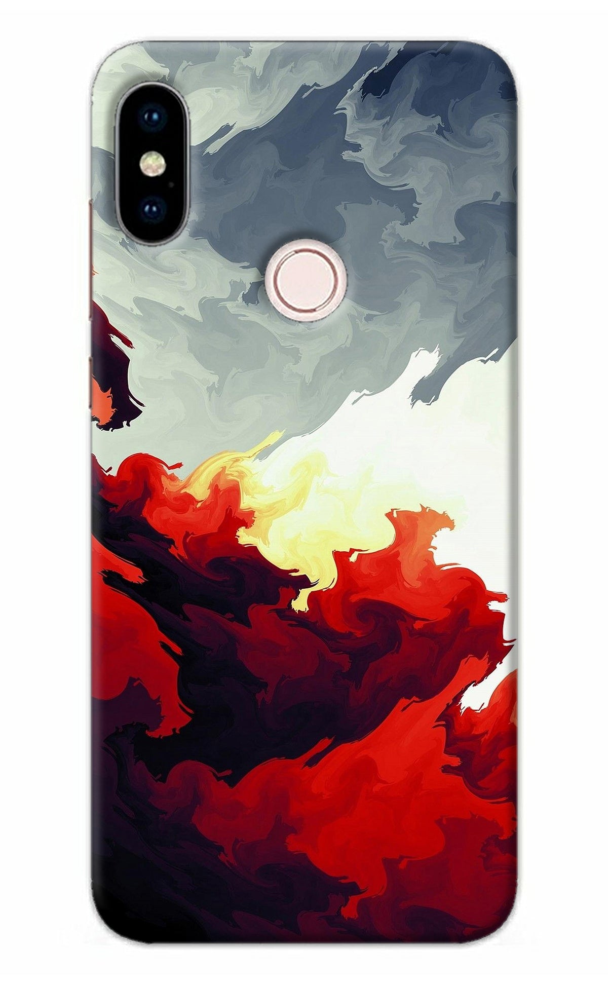 Fire Cloud Redmi Note 5 Pro Back Cover