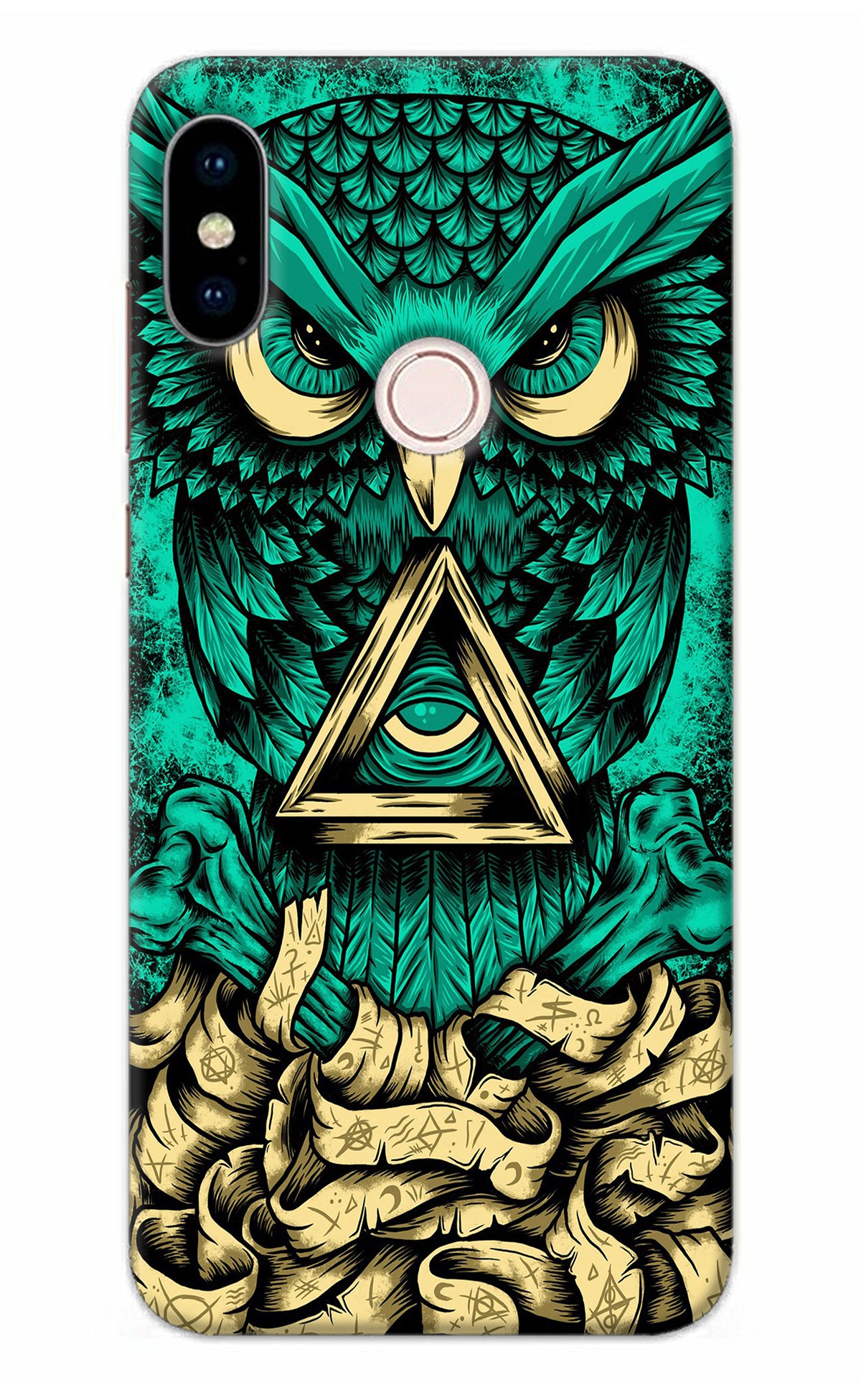 Green Owl Redmi Note 5 Pro Back Cover