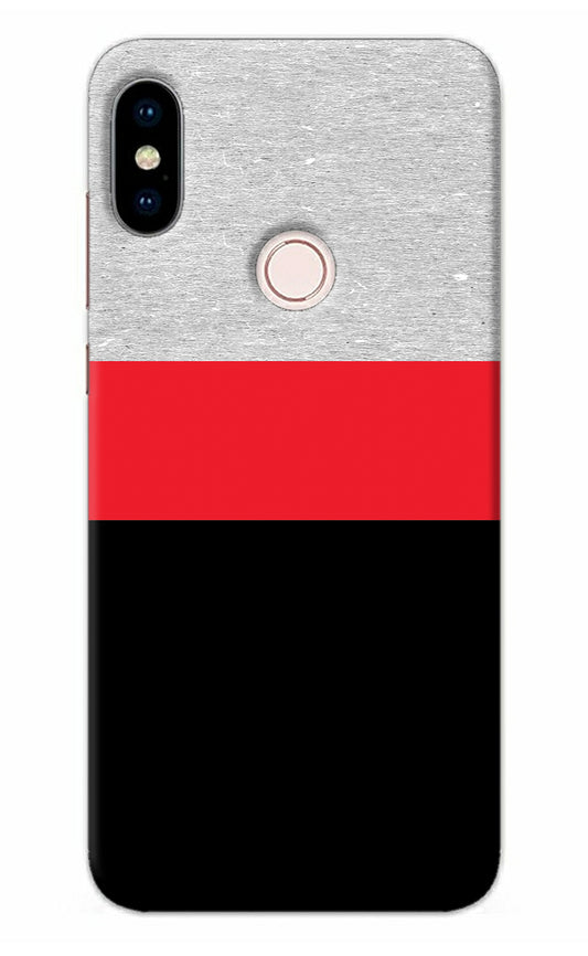 Tri Color Pattern Redmi Note 5 Pro Back Cover