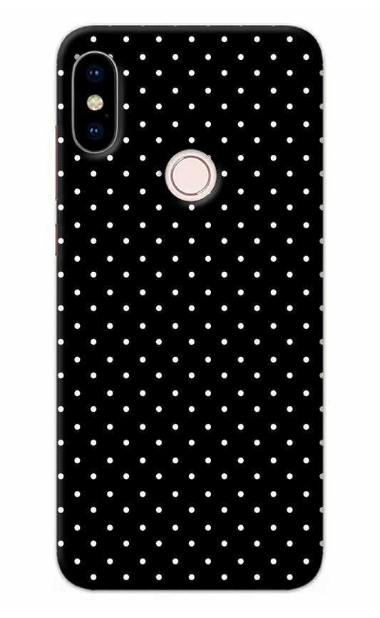 White Dots Redmi Note 5 Pro Back Cover