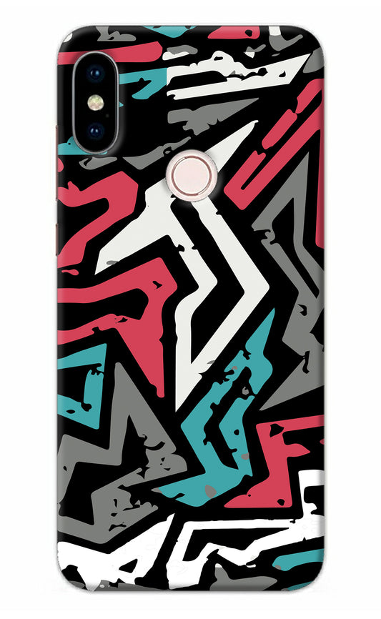 Geometric Graffiti Redmi Note 5 Pro Back Cover