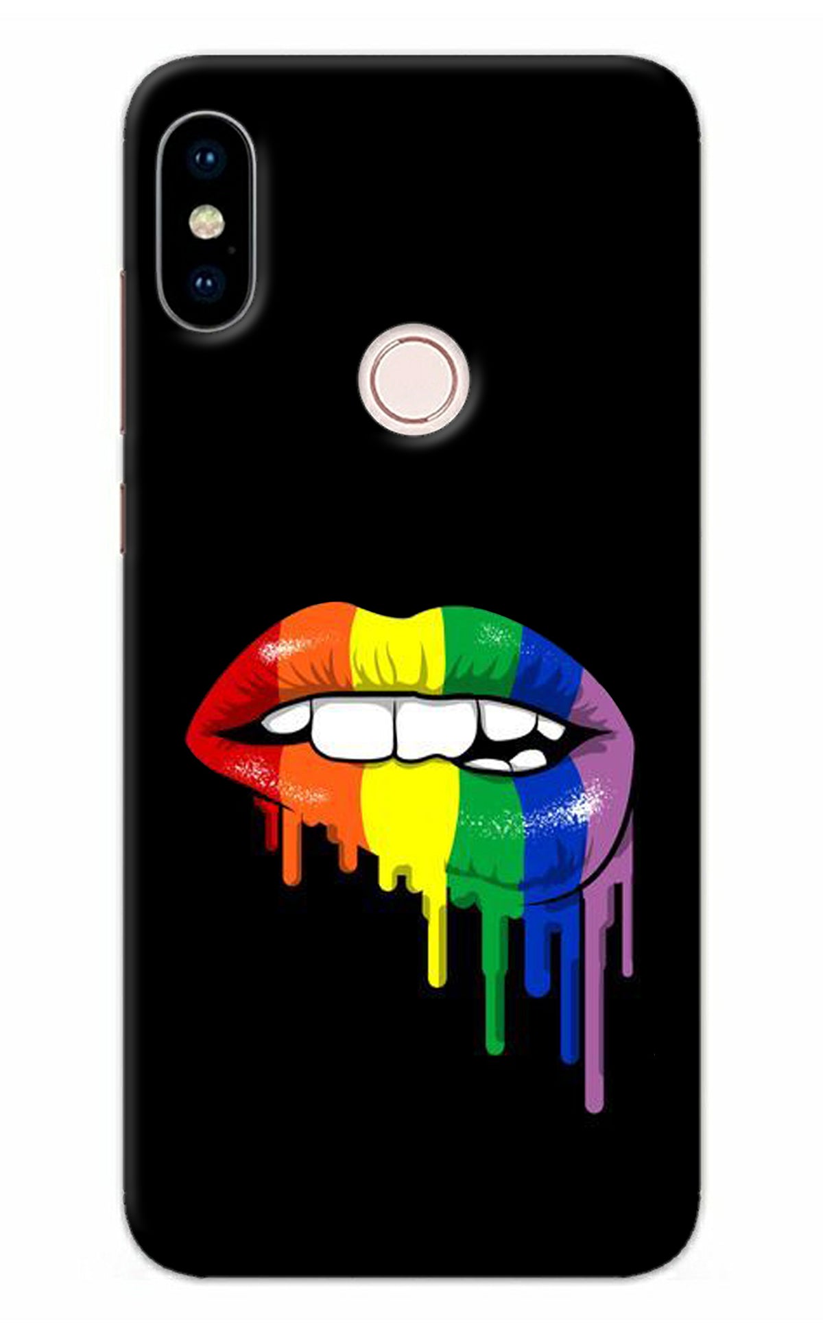 Lips Biting Redmi Note 5 Pro Back Cover