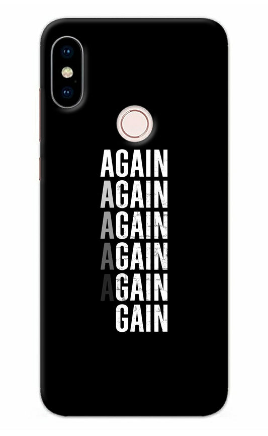 Again Again Gain Redmi Note 5 Pro Back Cover