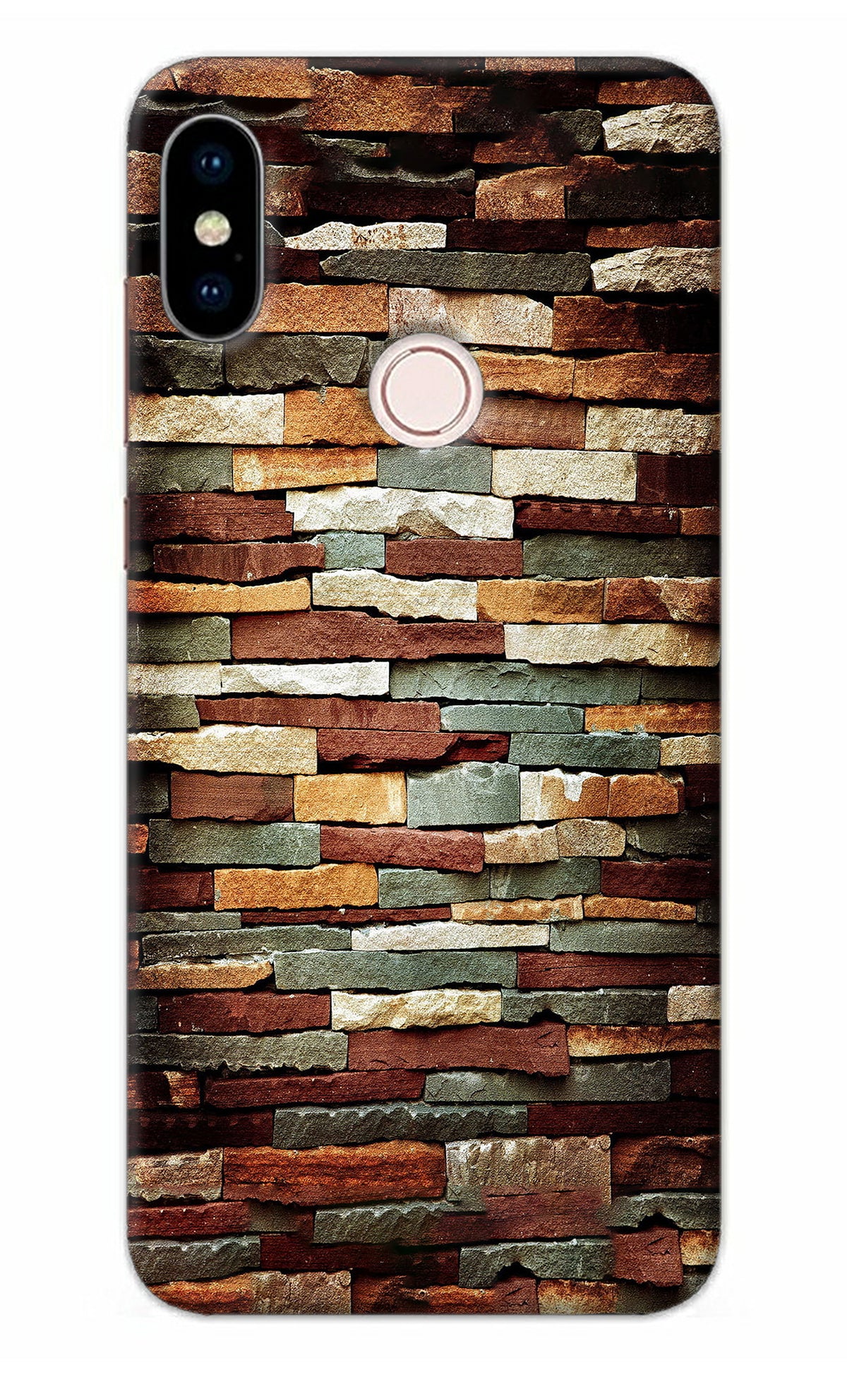 Bricks Pattern Redmi Note 5 Pro Back Cover