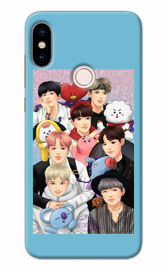 BTS with animals Redmi Note 5 Pro Back Cover