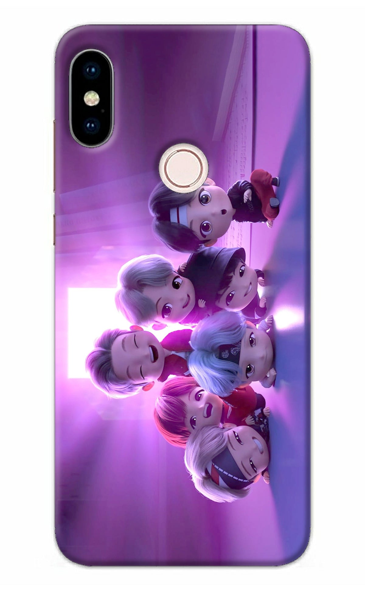 BTS Chibi Redmi Note 5 Pro Back Cover