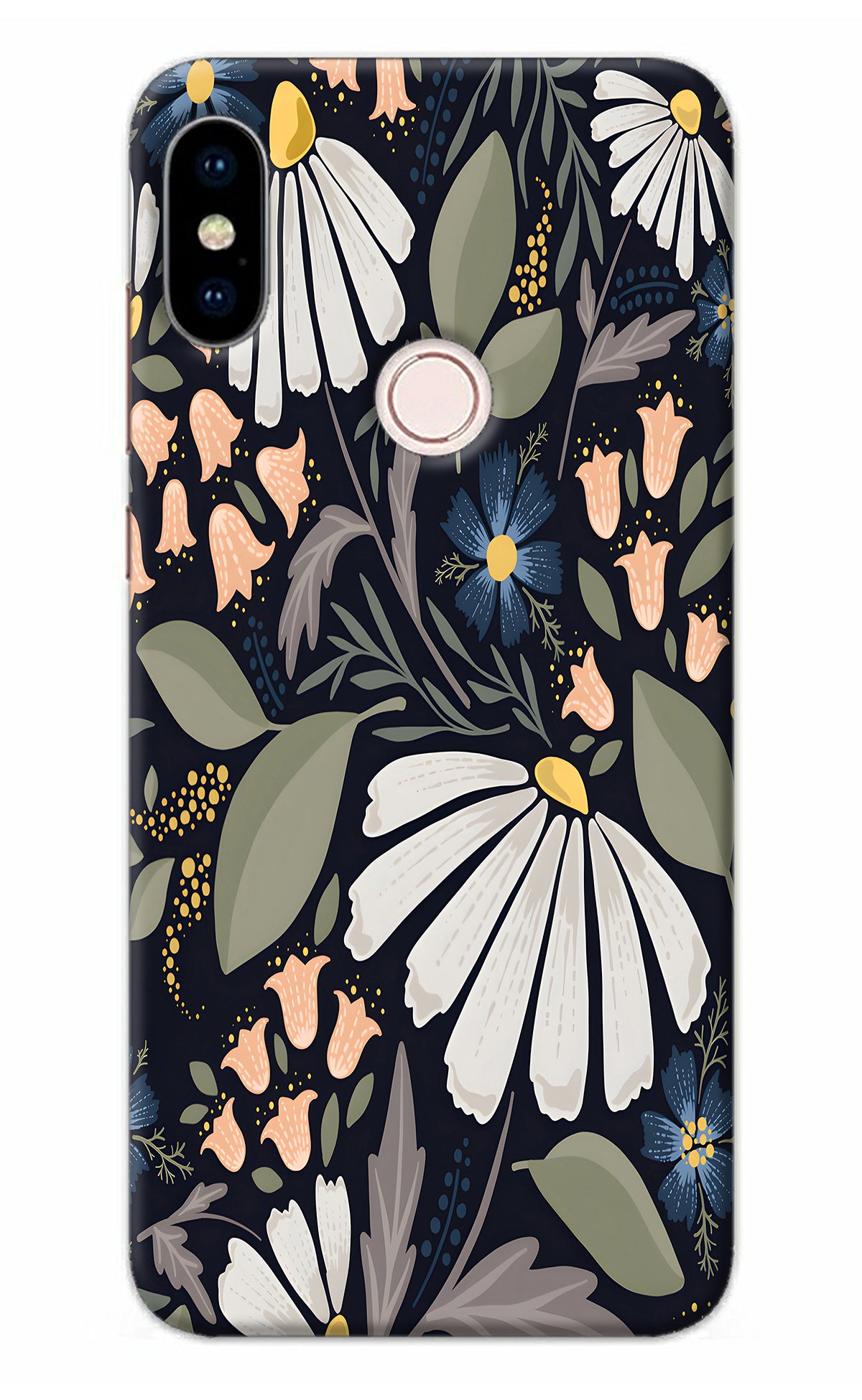 Flowers Art Redmi Note 5 Pro Back Cover