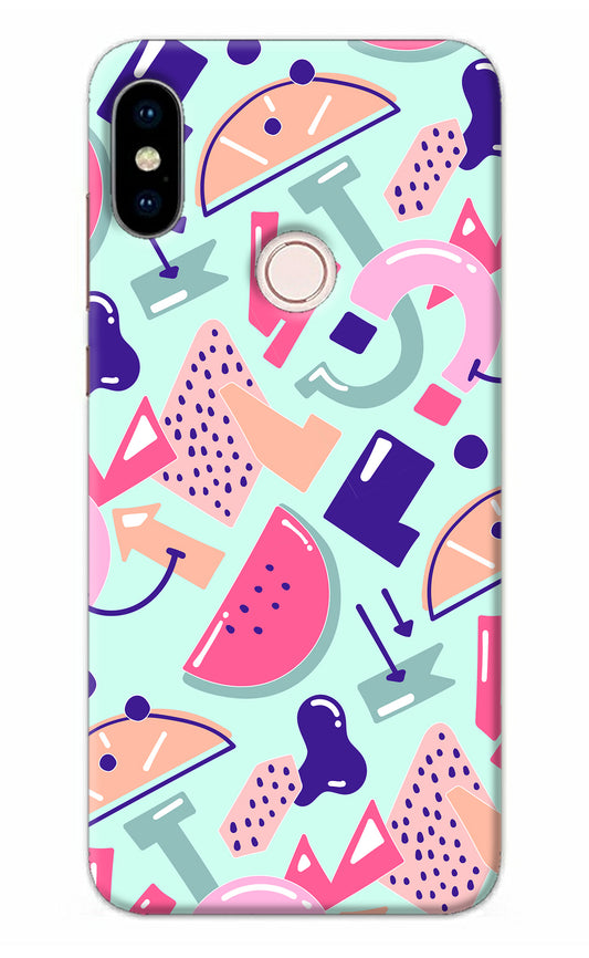 Doodle Pattern Redmi Note 5 Pro Back Cover