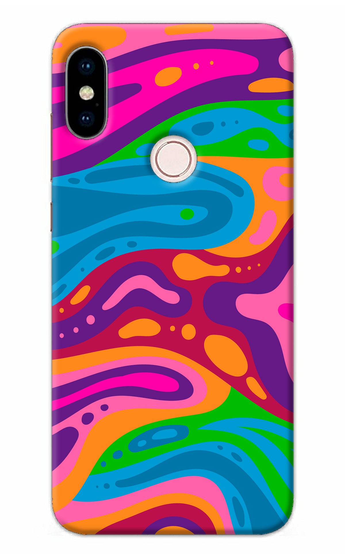 Trippy Pattern Redmi Note 5 Pro Back Cover