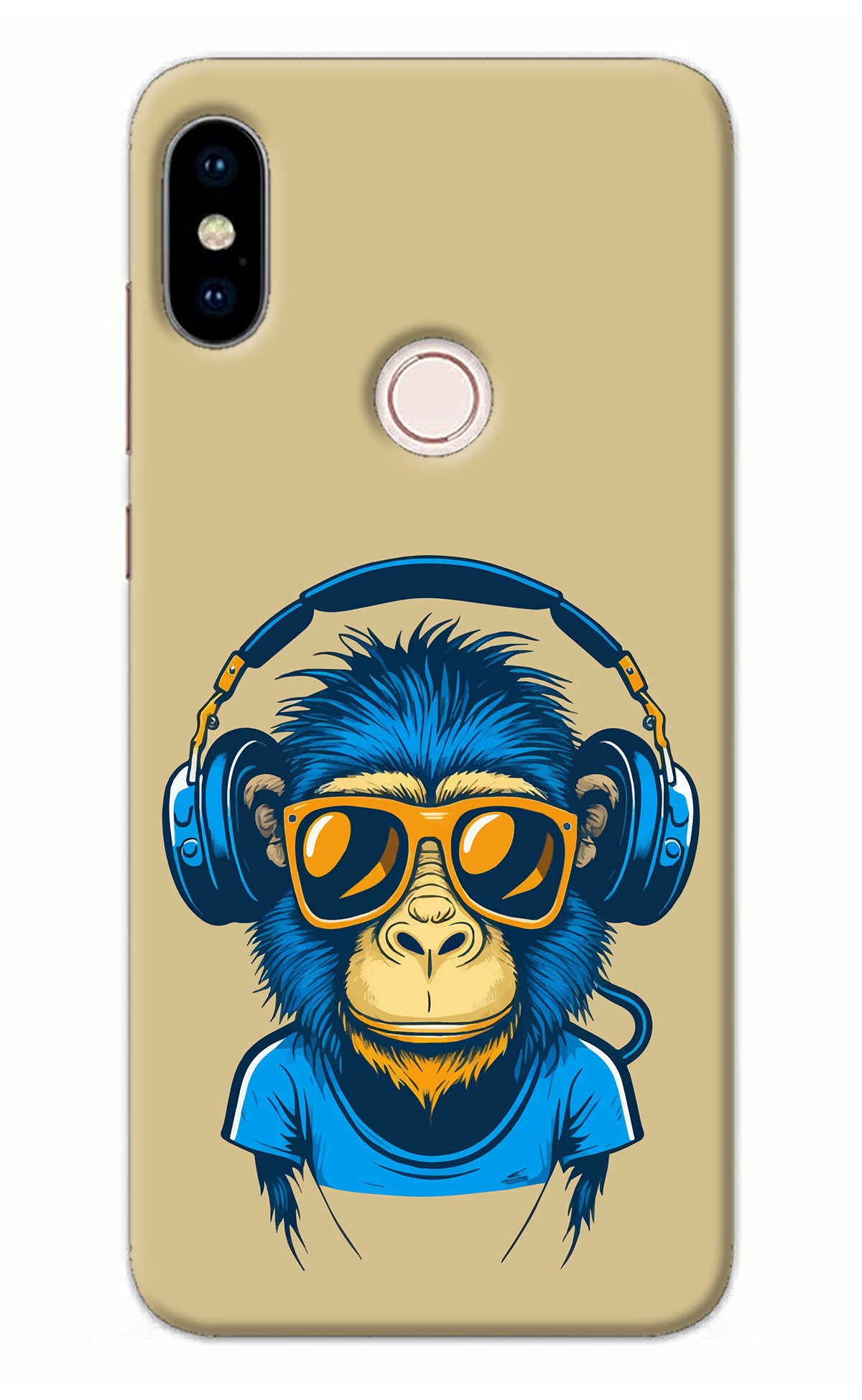 Monkey Headphone Redmi Note 5 Pro Back Cover
