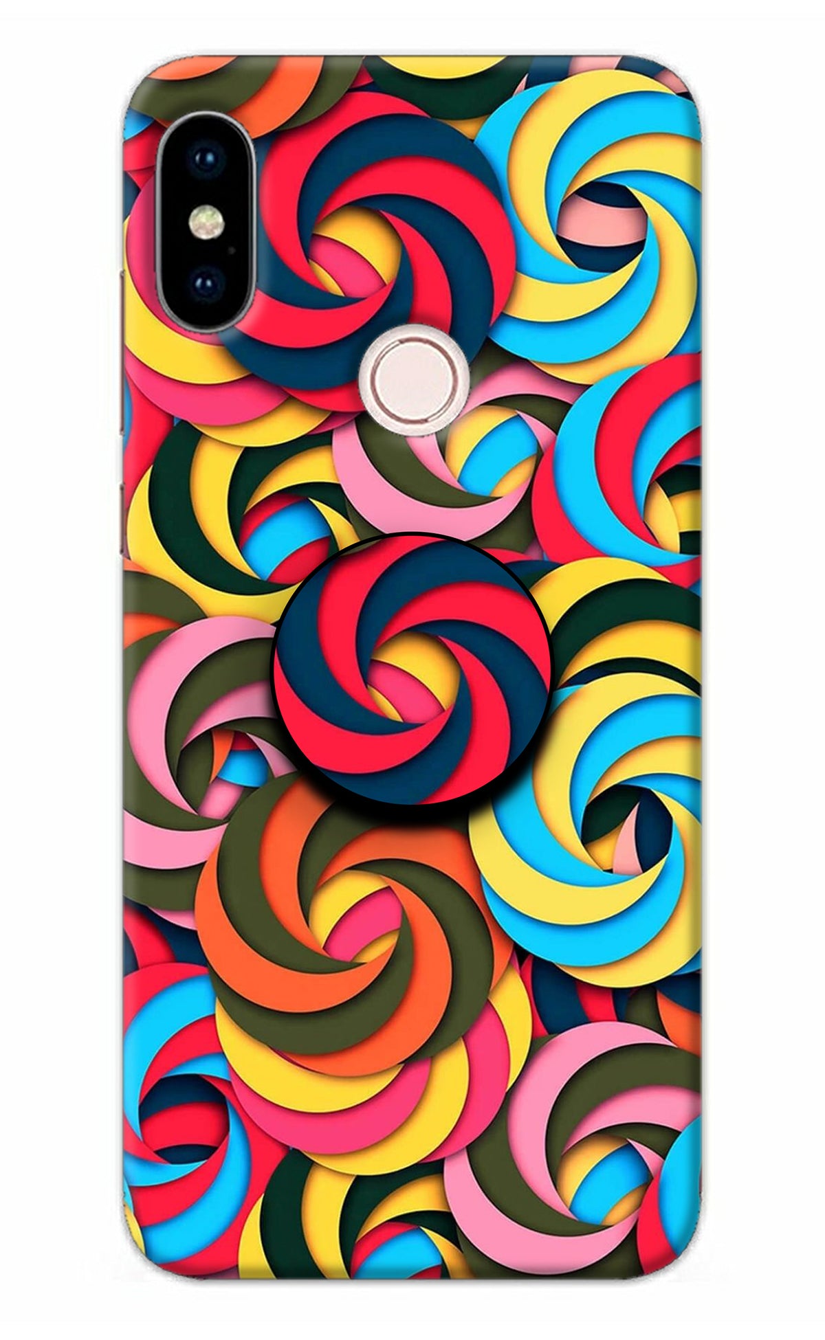 Spiral Pattern Redmi Note 5 Pro Pop Case