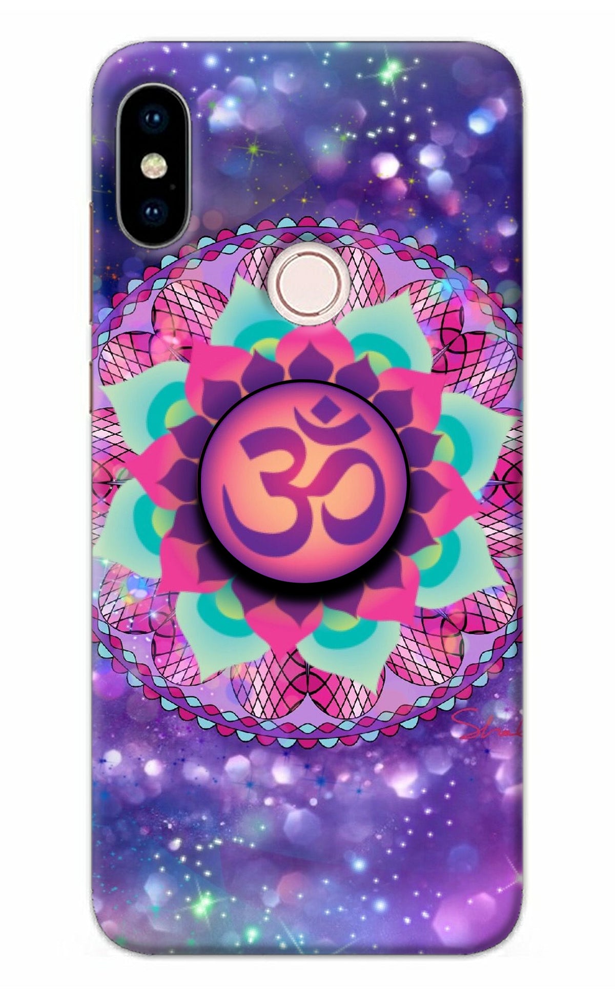 Om Purple Redmi Note 5 Pro Pop Case