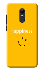 Happiness With Smiley Redmi Note 5 Back Cover