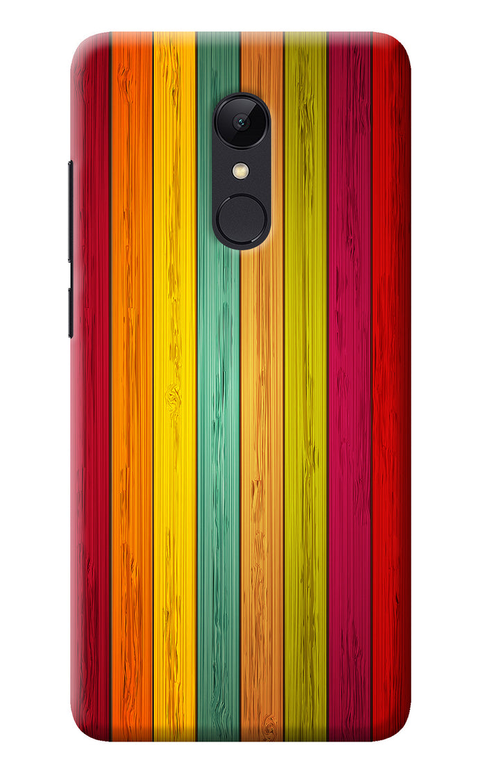 Multicolor Wooden Redmi Note 5 Back Cover