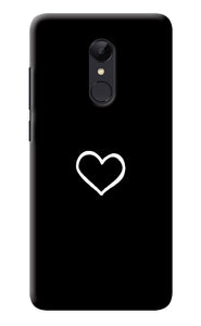 Heart Redmi Note 5 Back Cover