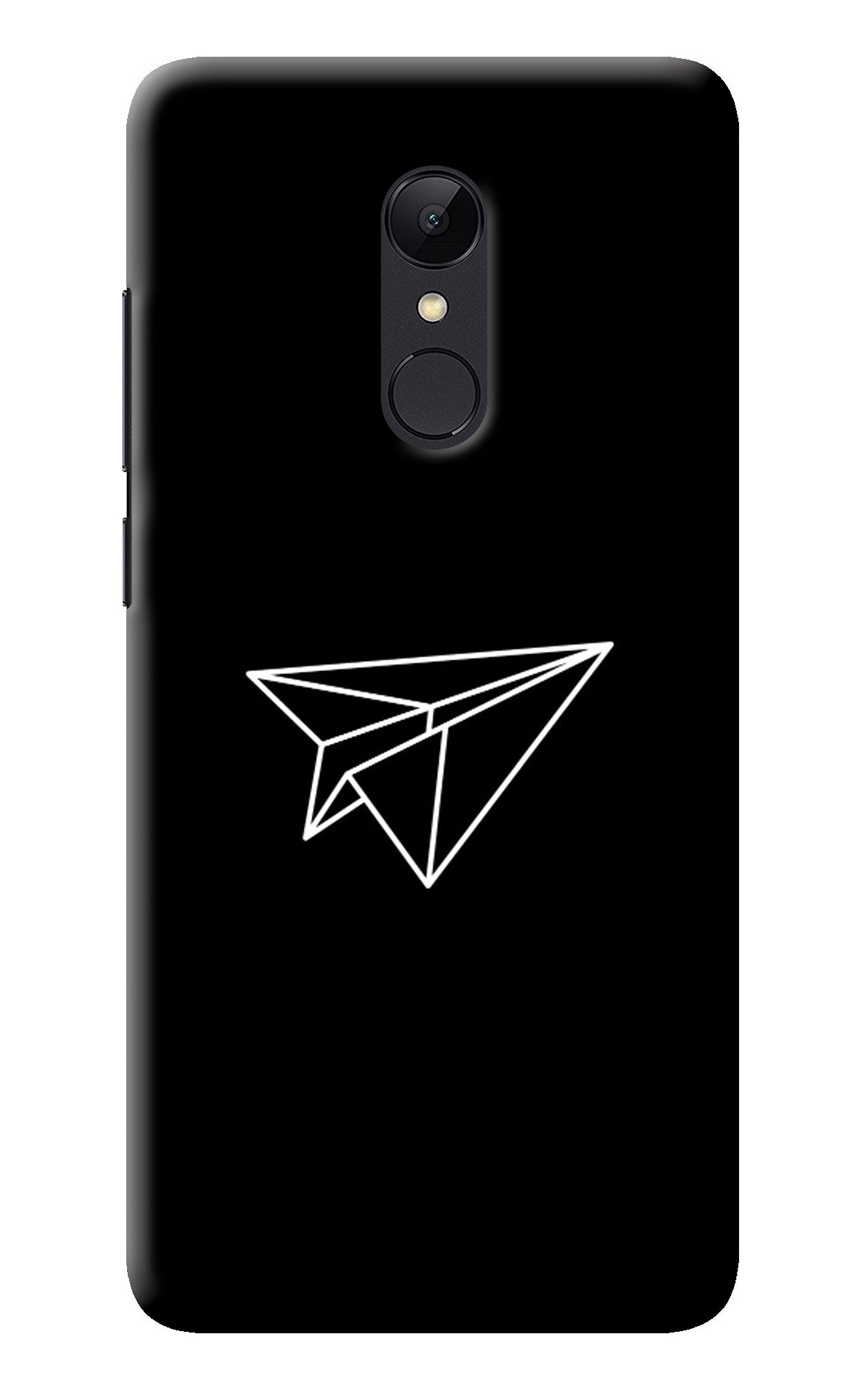 Paper Plane White Redmi Note 5 Back Cover