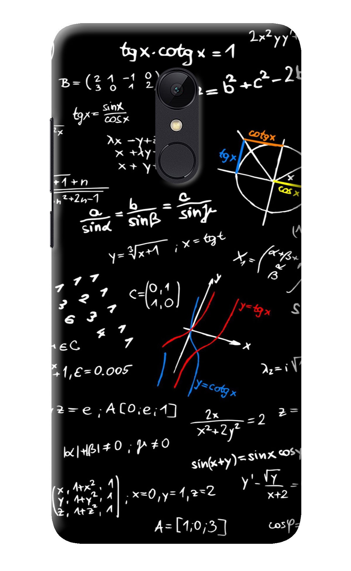 Mathematics Formula Redmi Note 5 Back Cover